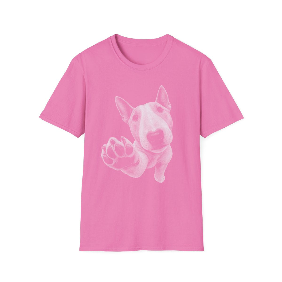 Paw Reach Bull Terrier Tee
