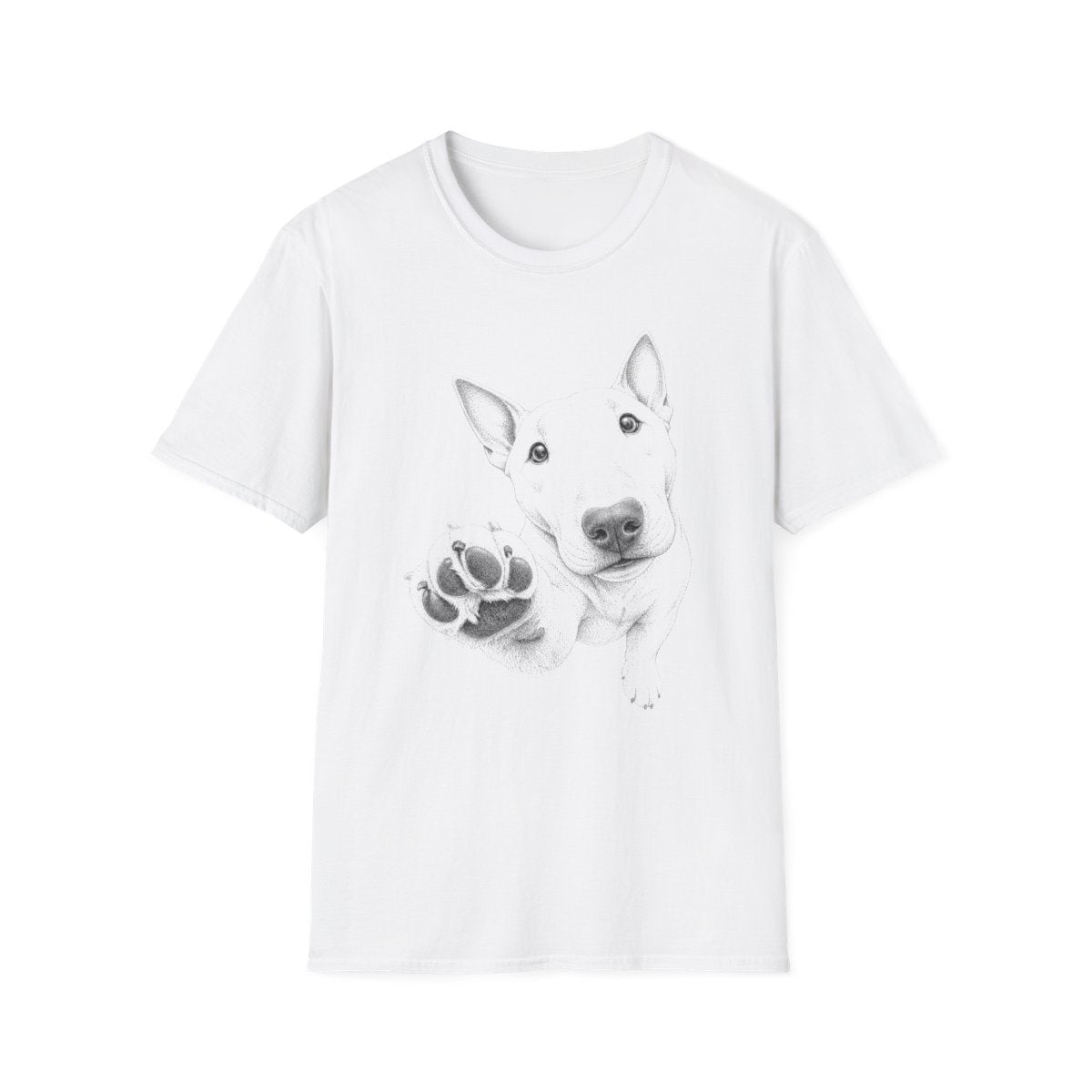 Paw Reach Bull Terrier Tee