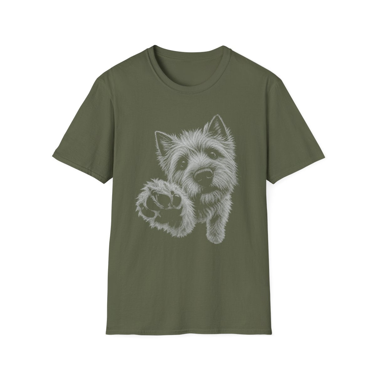 Paw Reach Cairn Terrier Tee