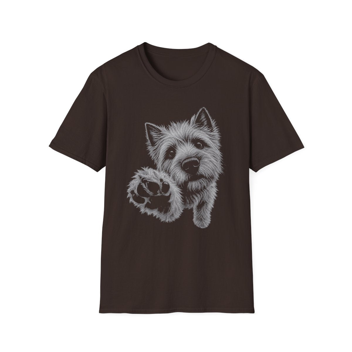 Paw Reach Cairn Terrier Tee