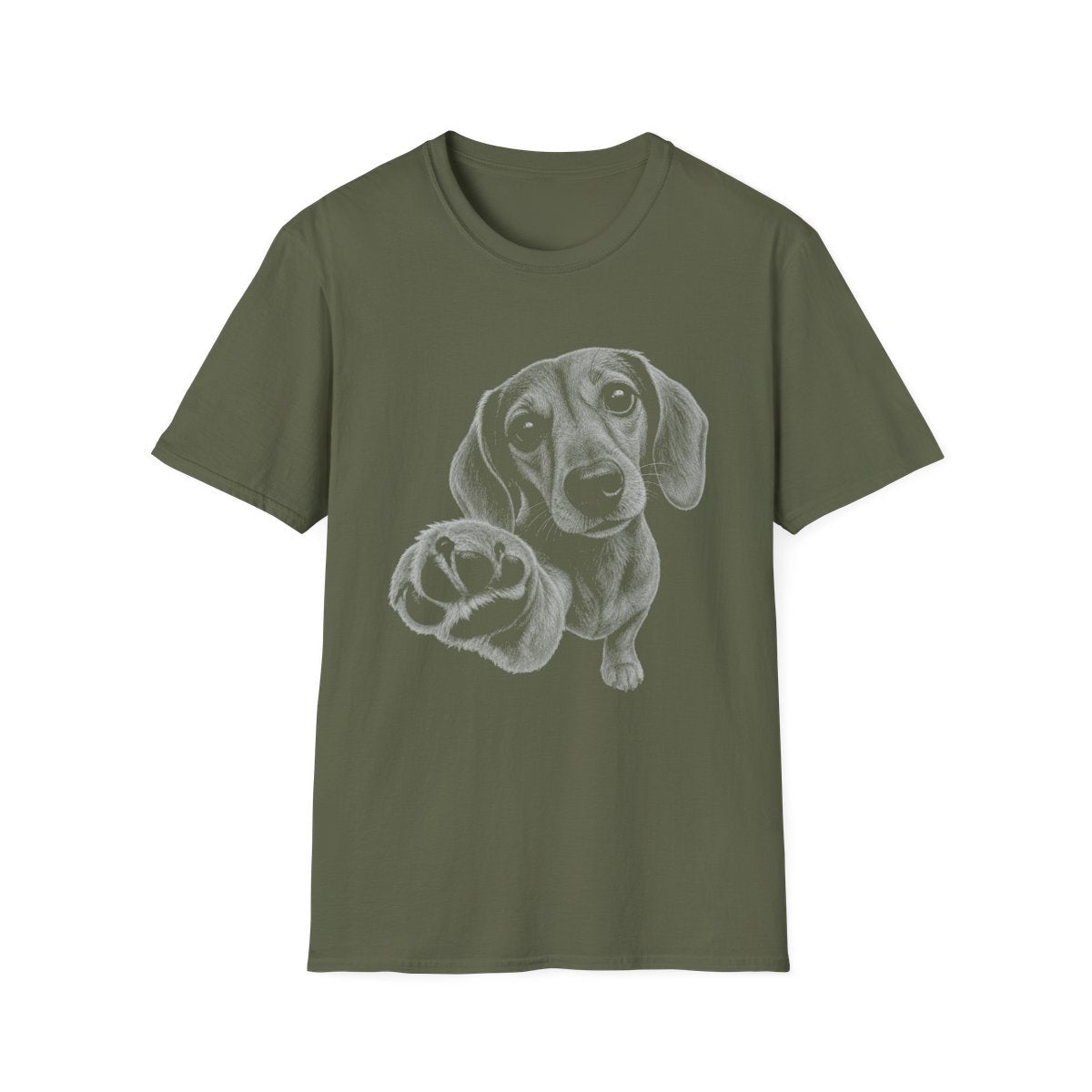 Paw Reach Dachshund Tee