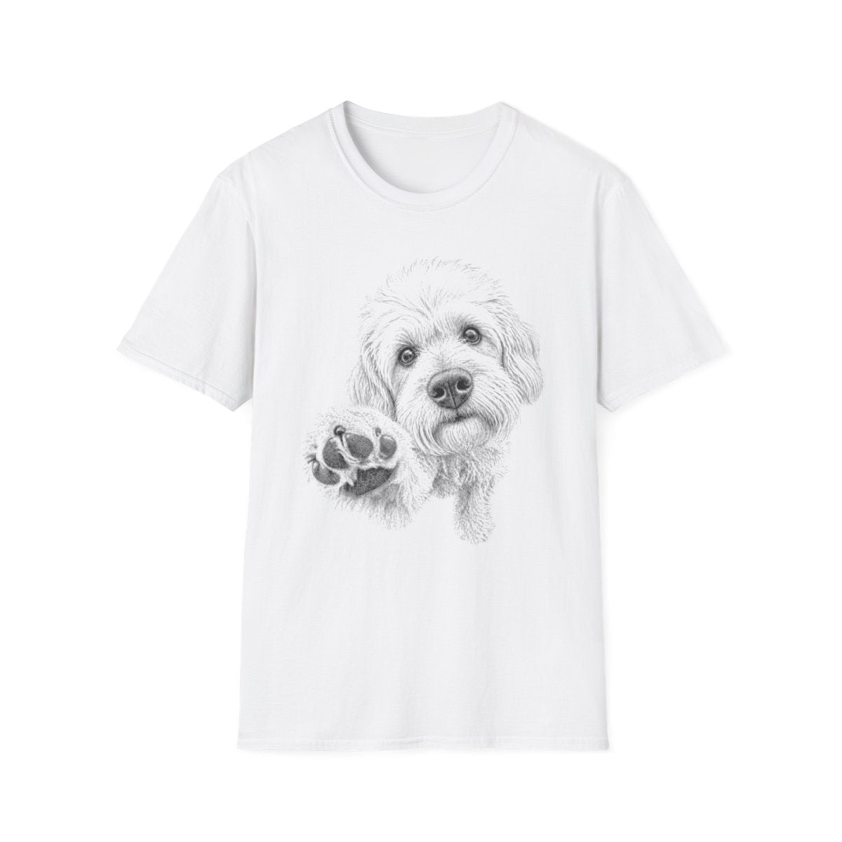 Paw Reach Dandie Dinmont Terrier Tee