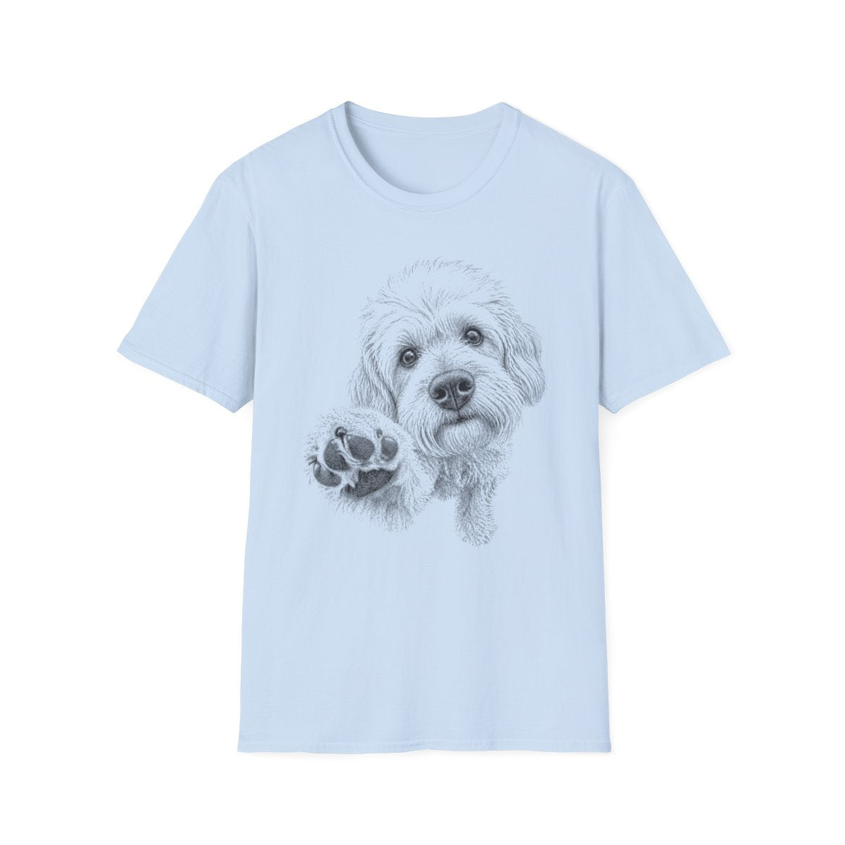 Paw Reach Dandie Dinmont Terrier Tee