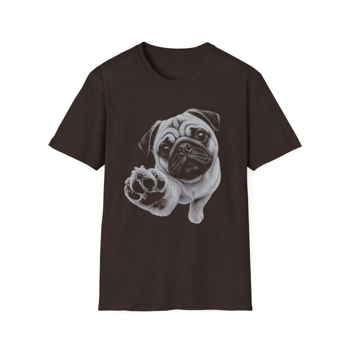 Paw Reach Pug Tee