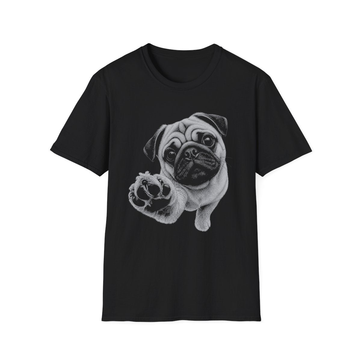 Paw Reach Pug Tee