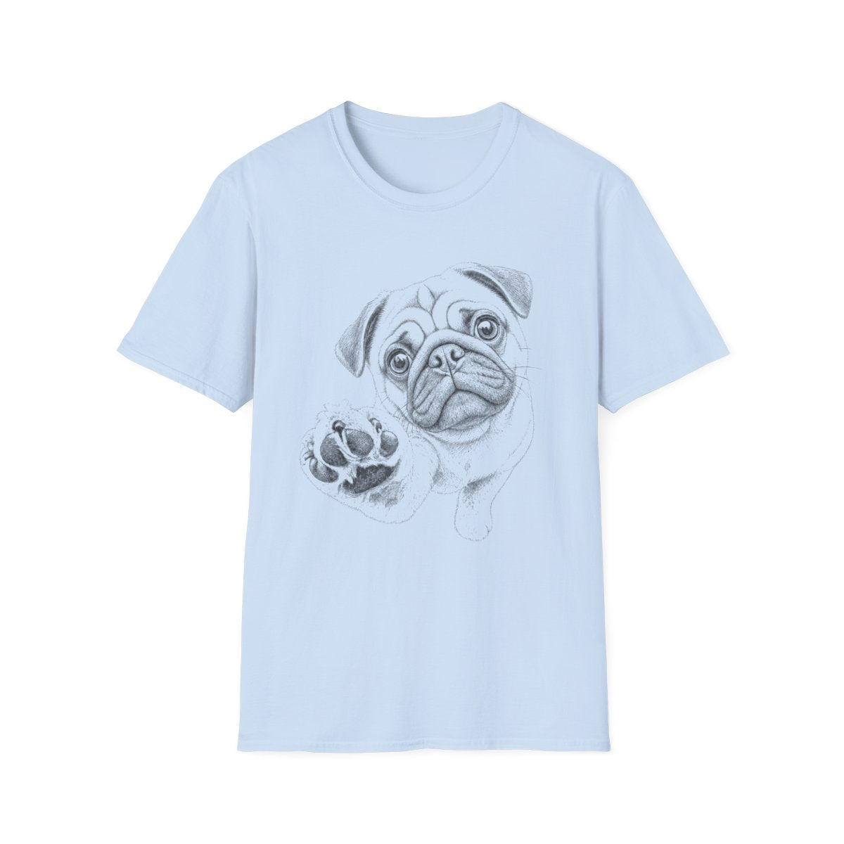 Paw Reach Pug Tee
