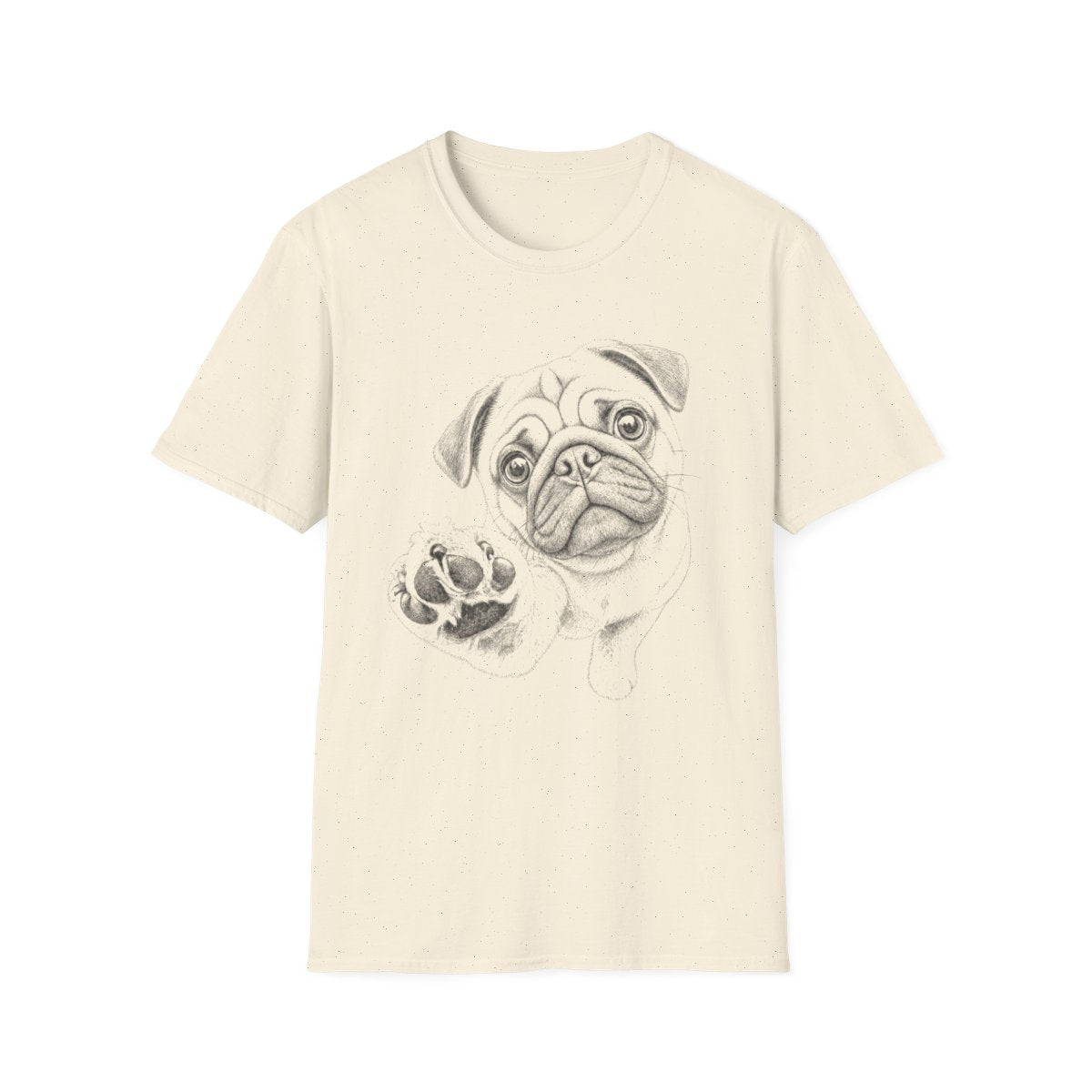 Paw Reach Pug Tee
