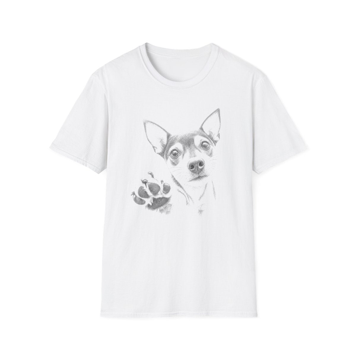 Paw Reach Rat Terrier Tee