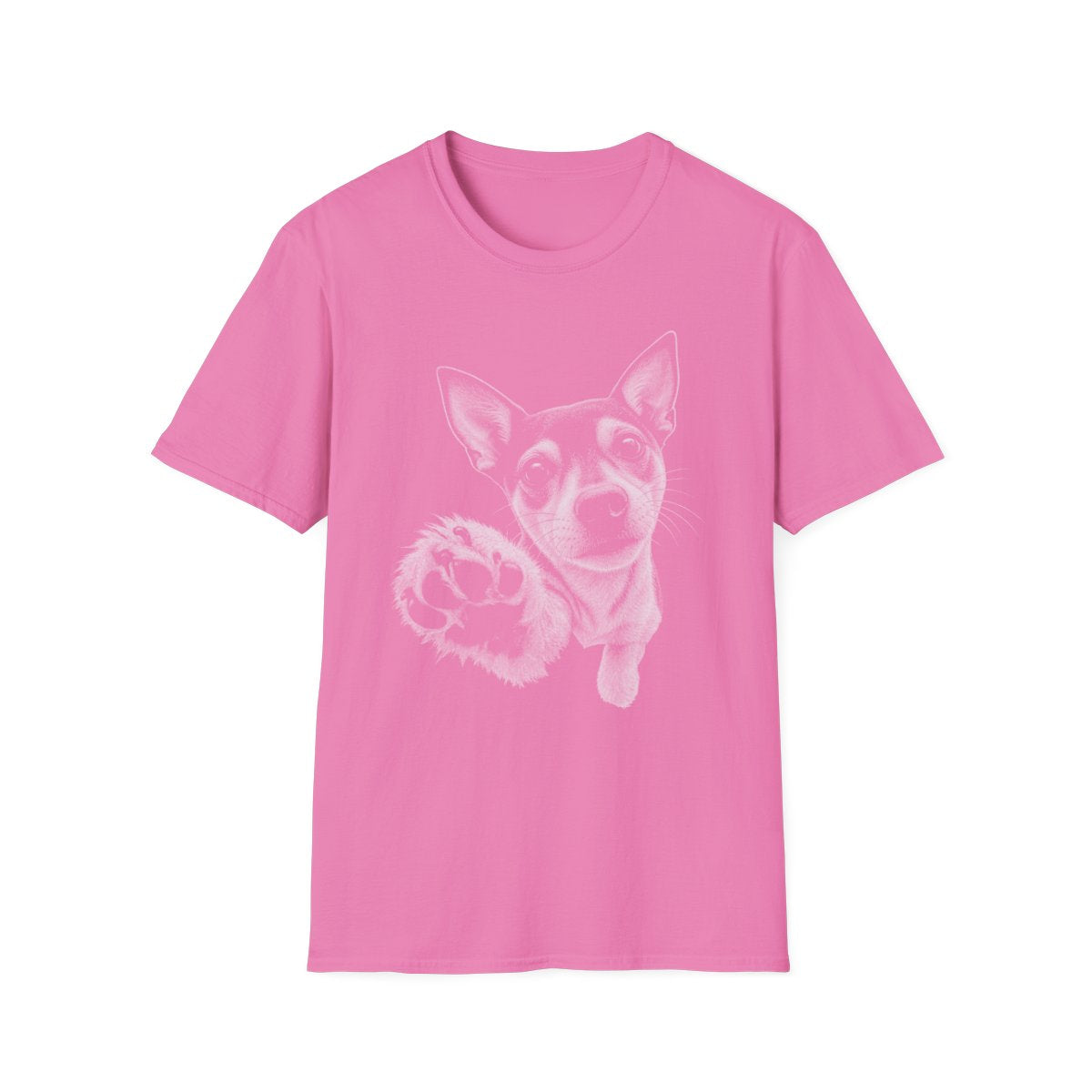Paw Reach Rat Terrier Tee