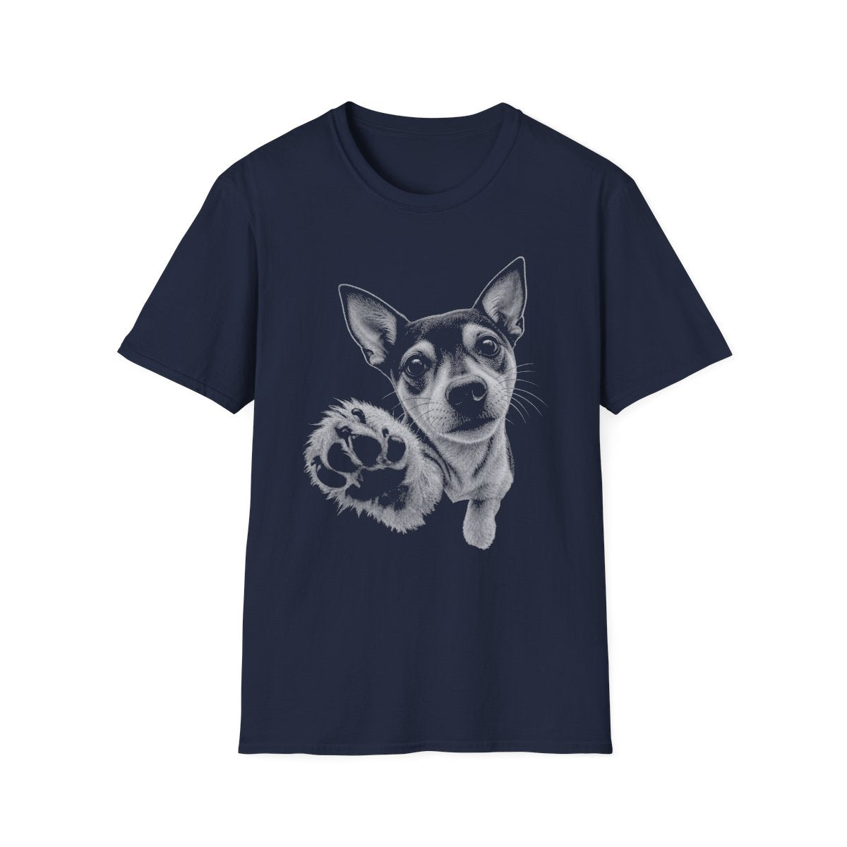 Paw Reach Rat Terrier Tee