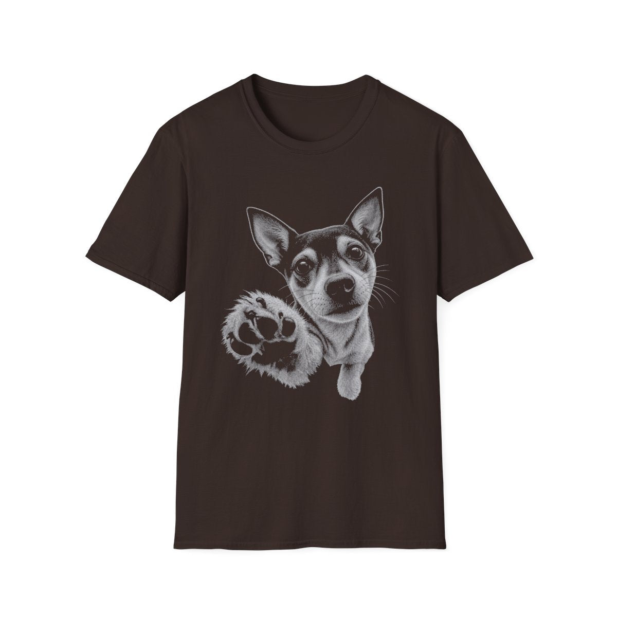 Paw Reach Rat Terrier Tee