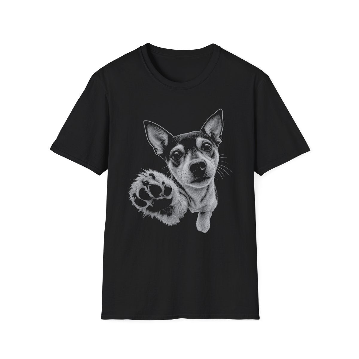 Paw Reach Rat Terrier Tee