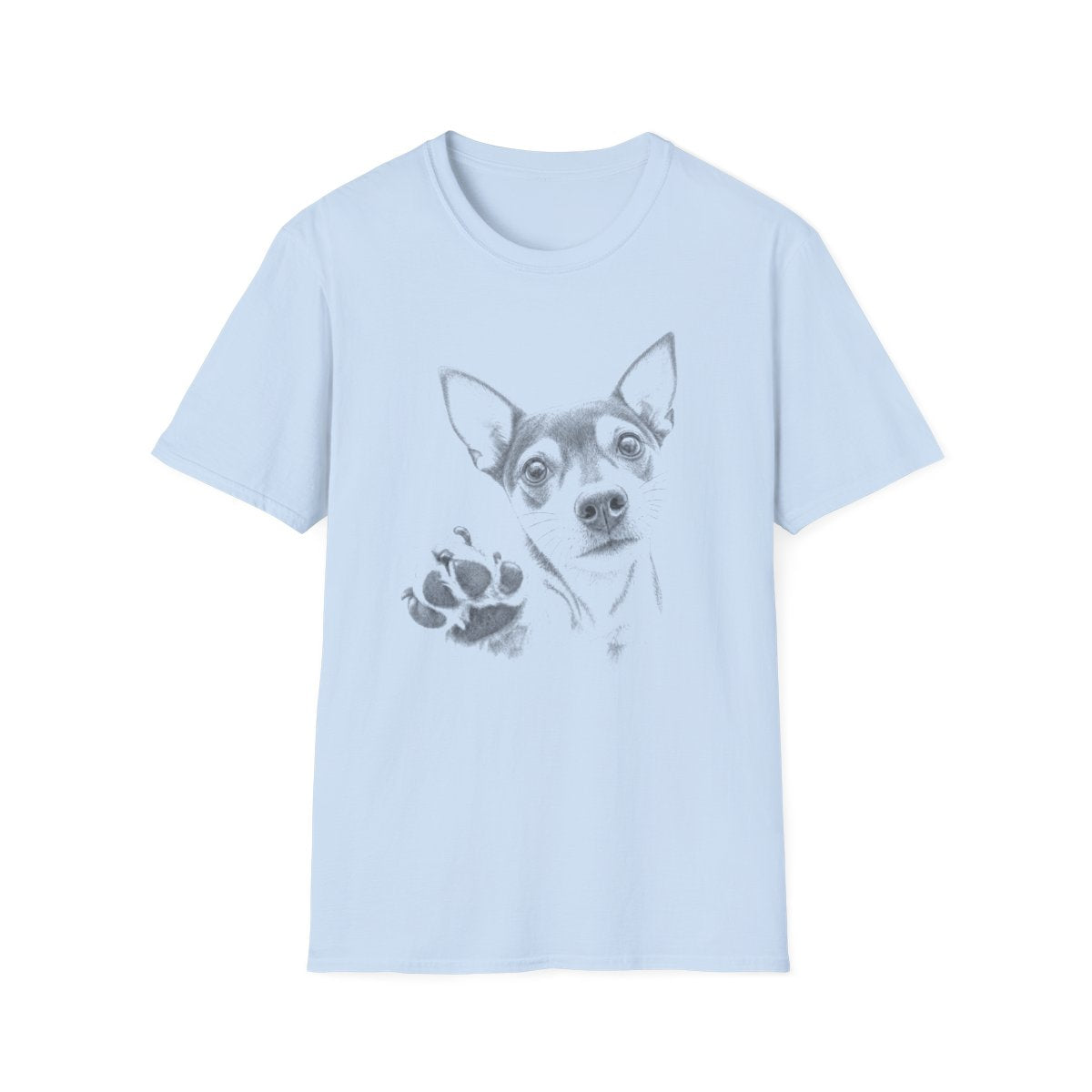 Paw Reach Rat Terrier Tee