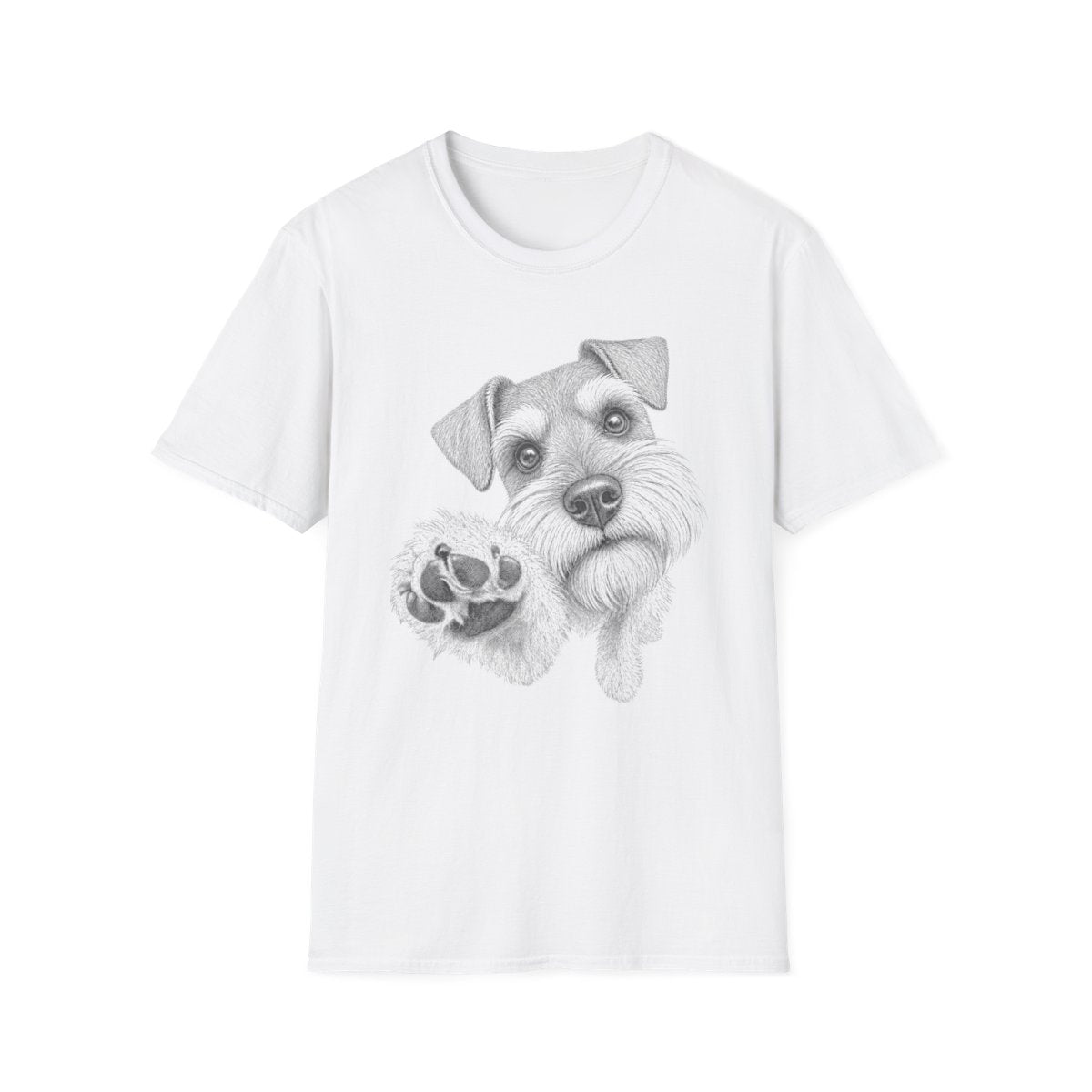 Paw Reach Schnauzer Tee