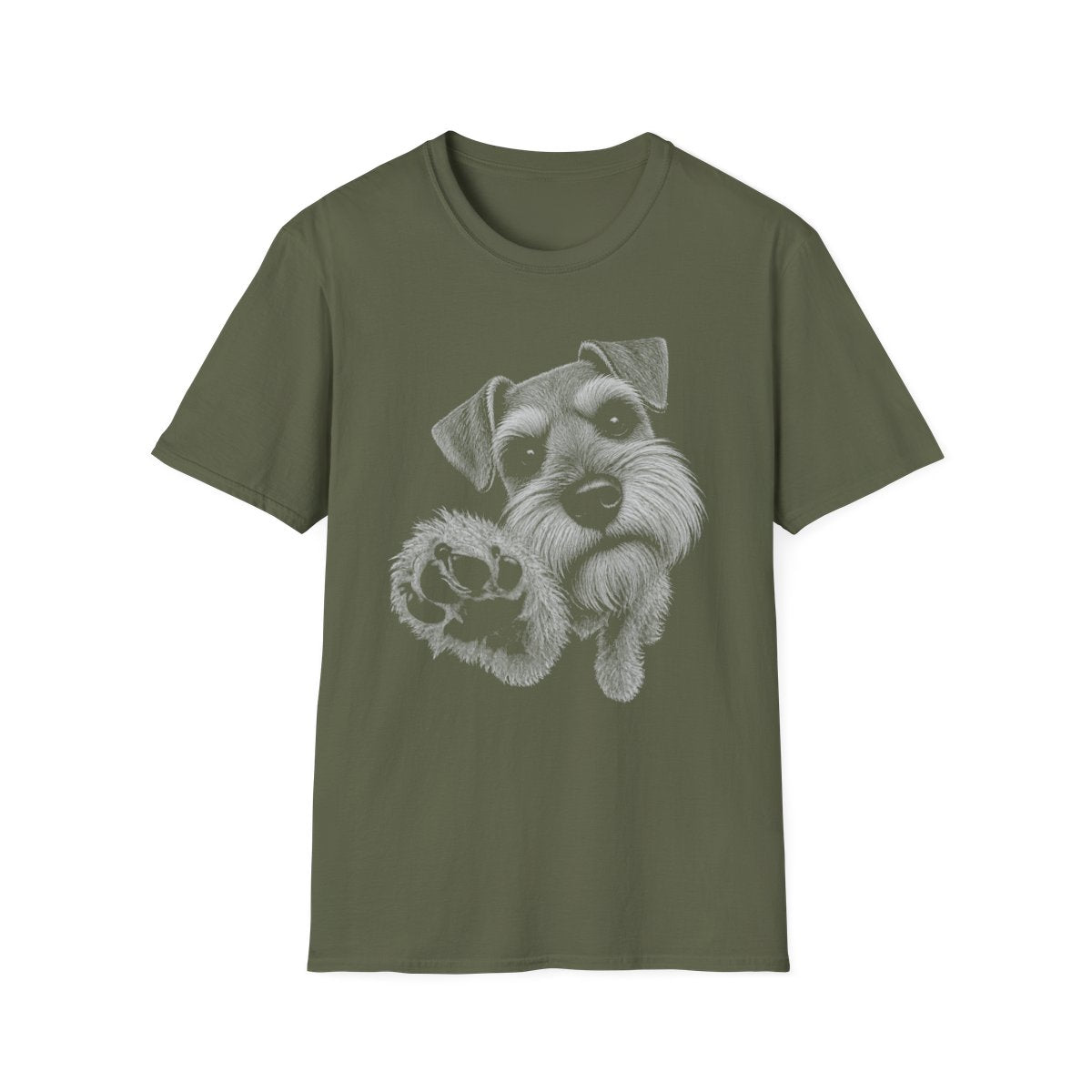 Paw Reach Schnauzer Tee
