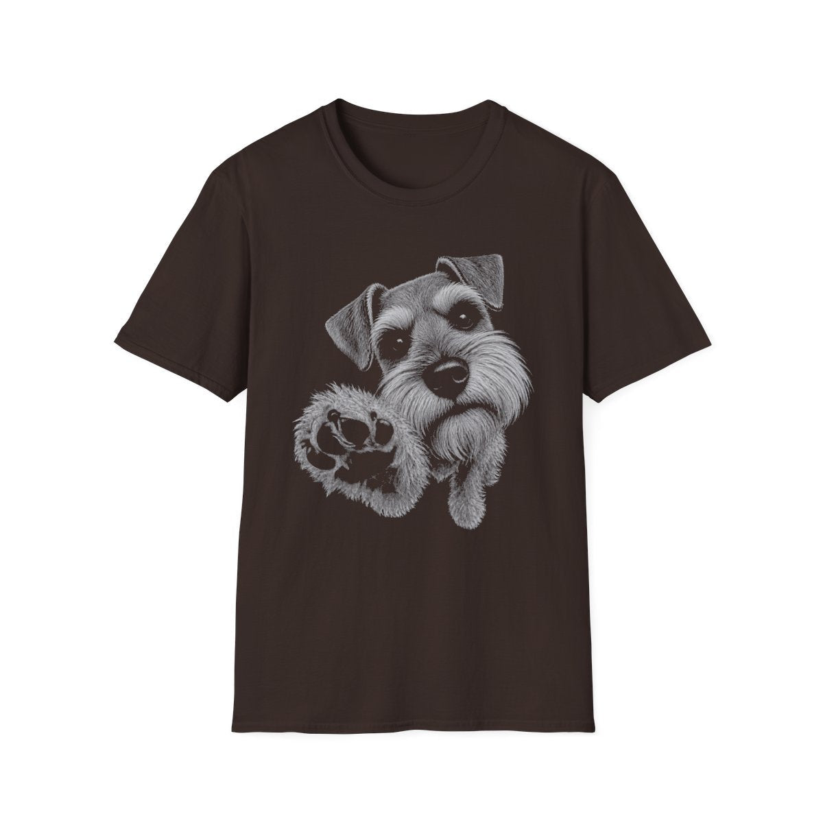 Paw Reach Schnauzer Tee