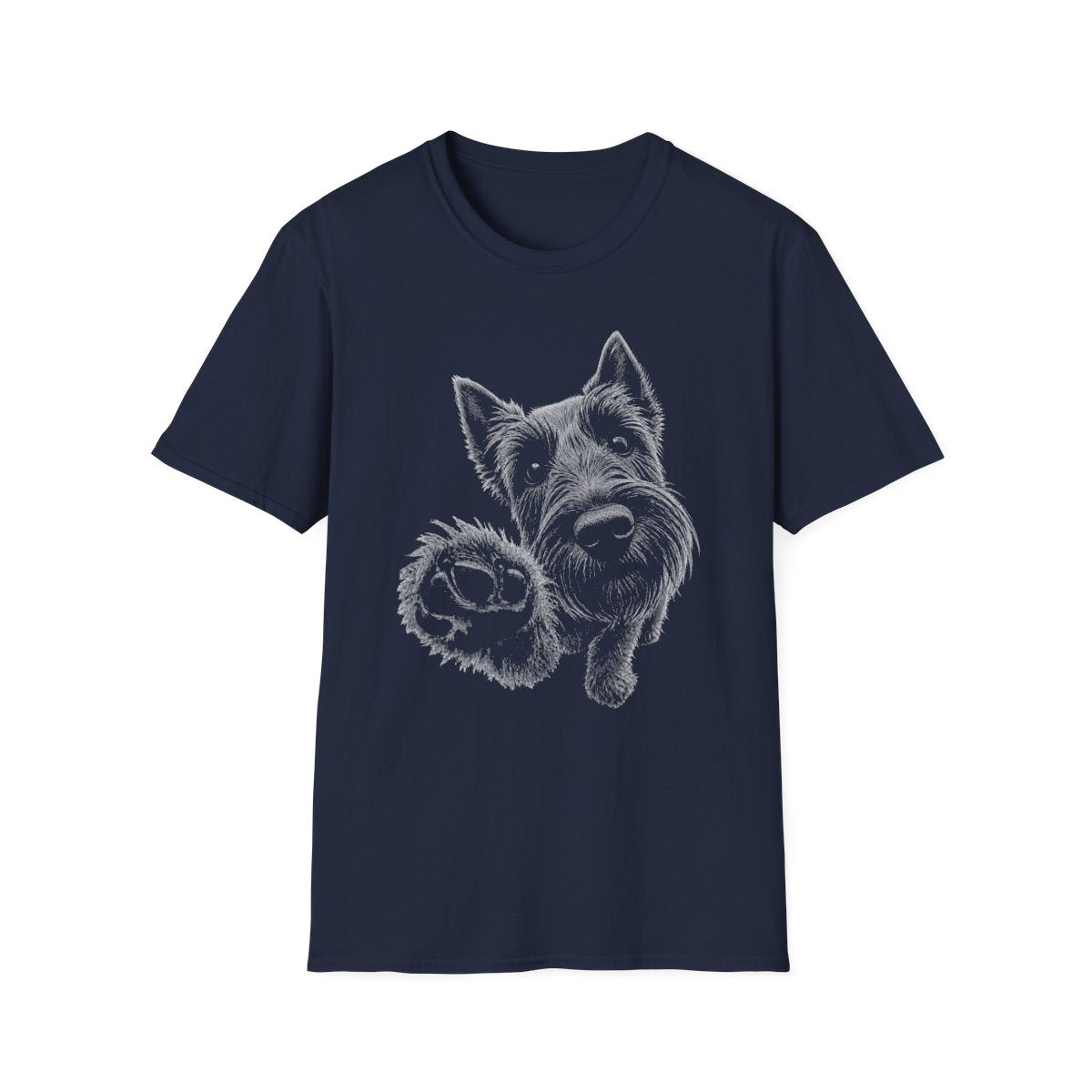 Paw Reach Scottish Terrier Tee
