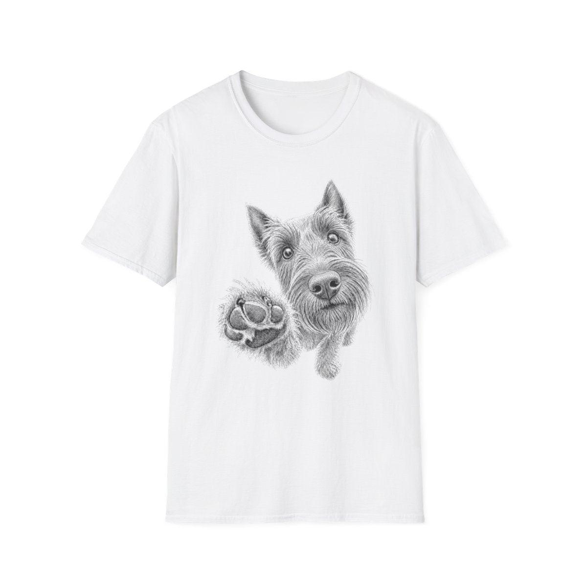 Paw Reach Scottish Terrier Tee