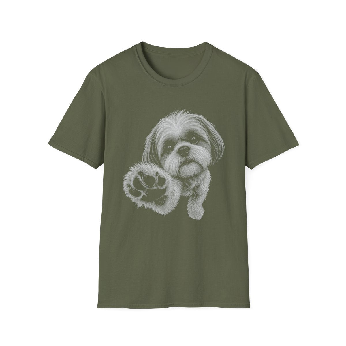 Paw Reach Shih Tzu Tee