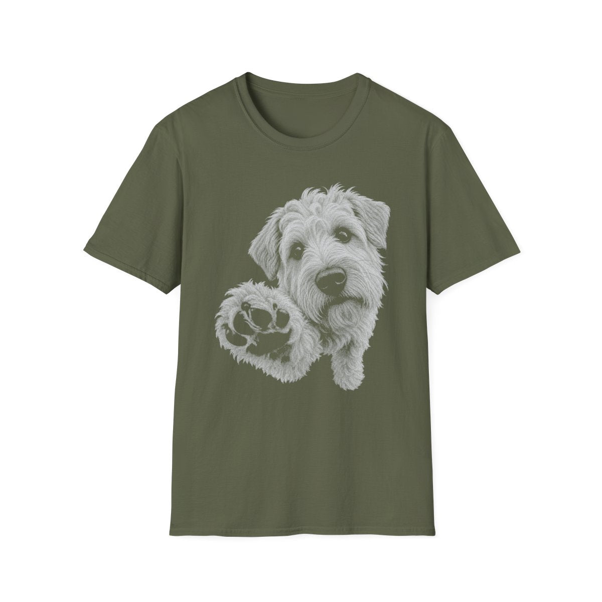 Paw Reach Soft Coated Wheaten Terrier Tee