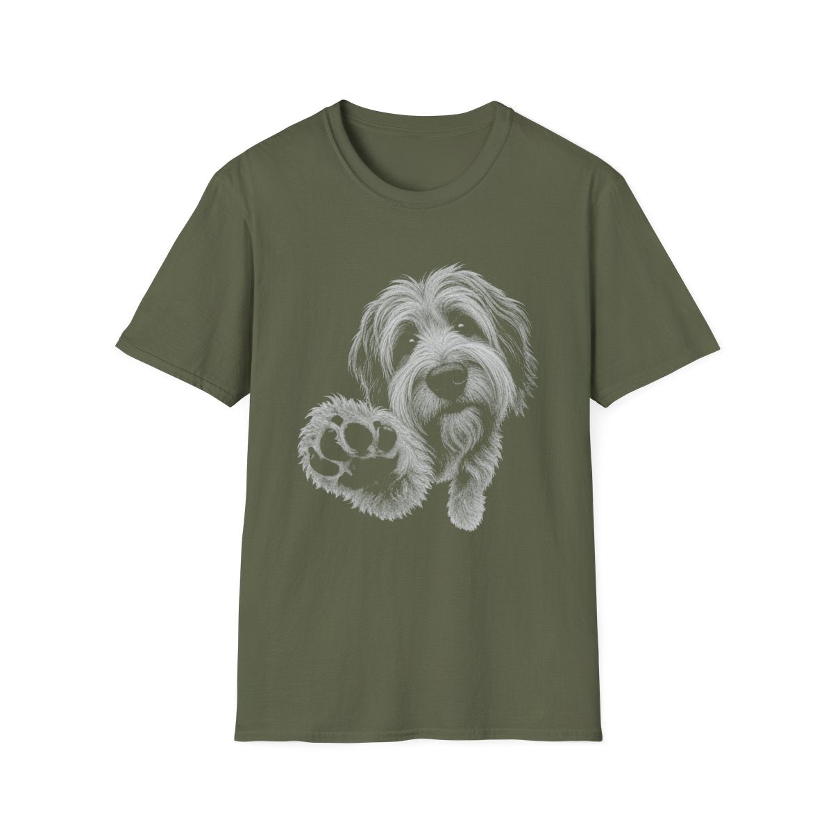 Paw Reach Tibetan Terrier Tee
