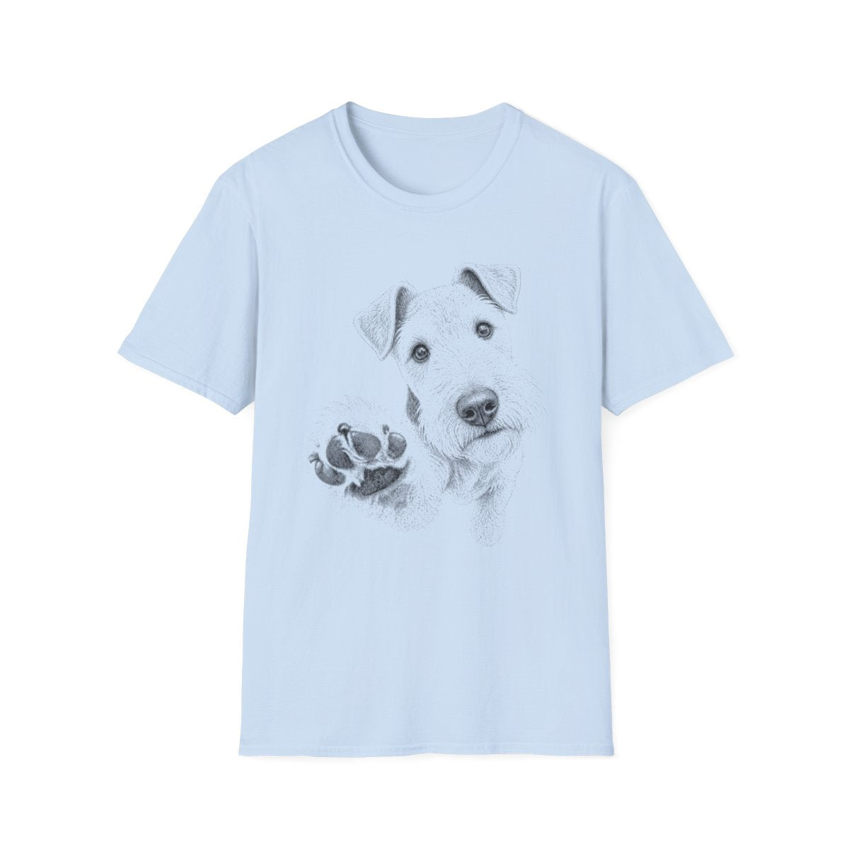 Paw Reach Wire Fox Terrier Tee