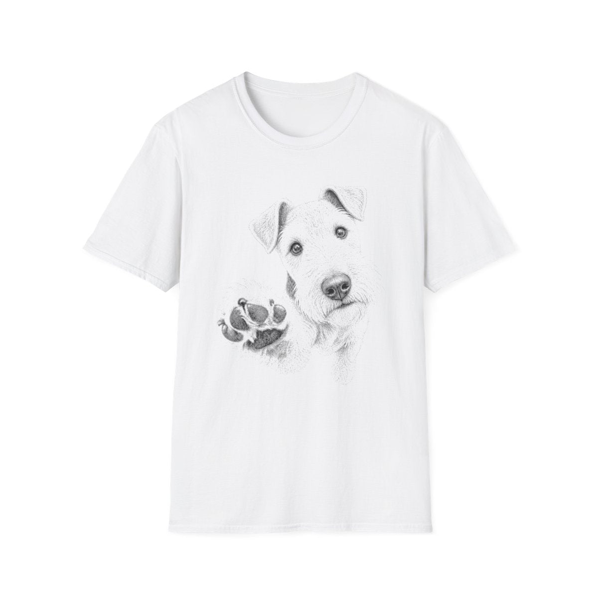 Paw Reach Wire Fox Terrier Tee