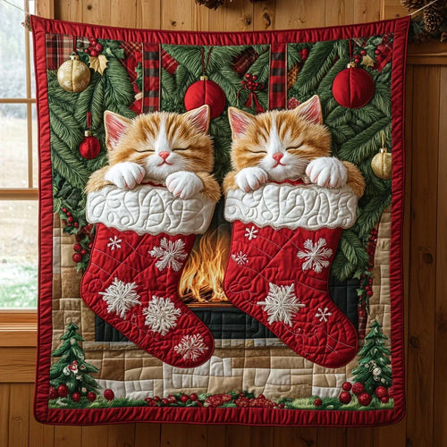 Peace Whiskers Quilt Blanket