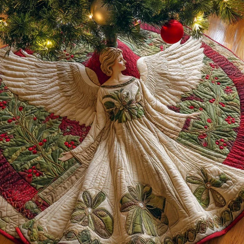 Peaceful Blessing Quilted Tree Skirt