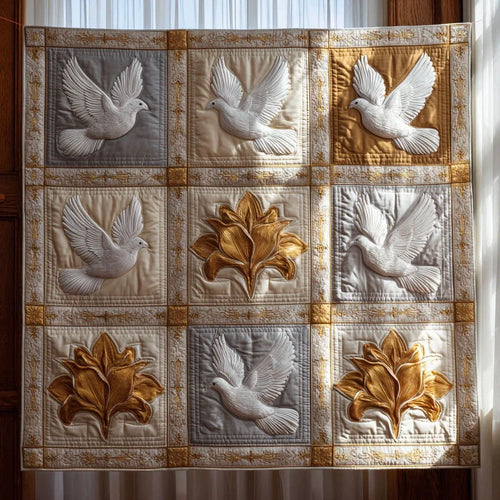Peaceful Dove Quilt Blanket