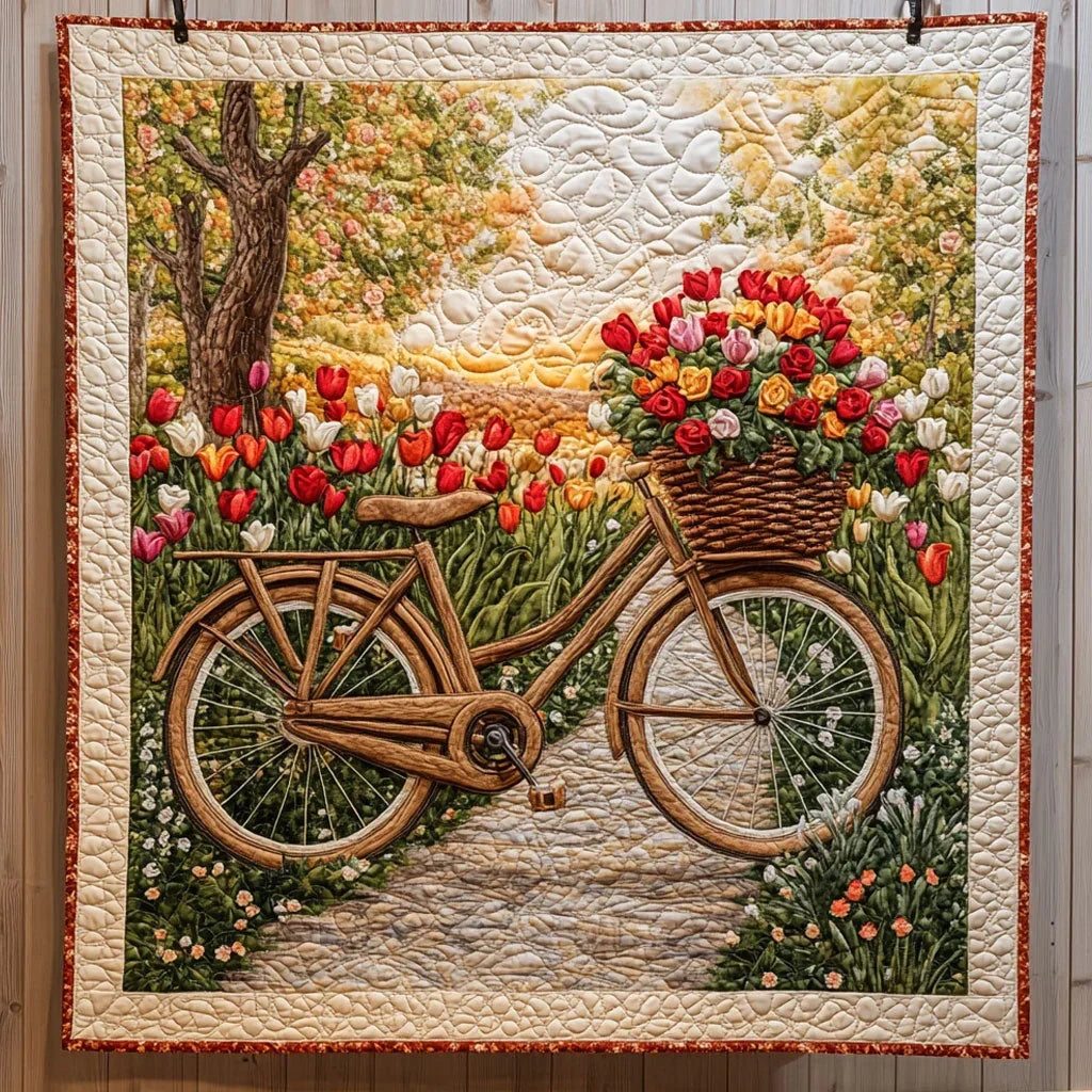 Peaceful Garden Quilt Blanket