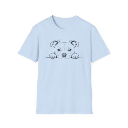 Peekaboo American Pit Bull Terrier Tee