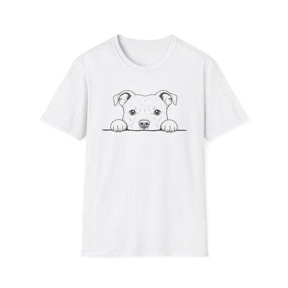 Peekaboo American Pit Bull Terrier Tee