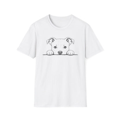 Peekaboo American Staffordshire Terrier Tee