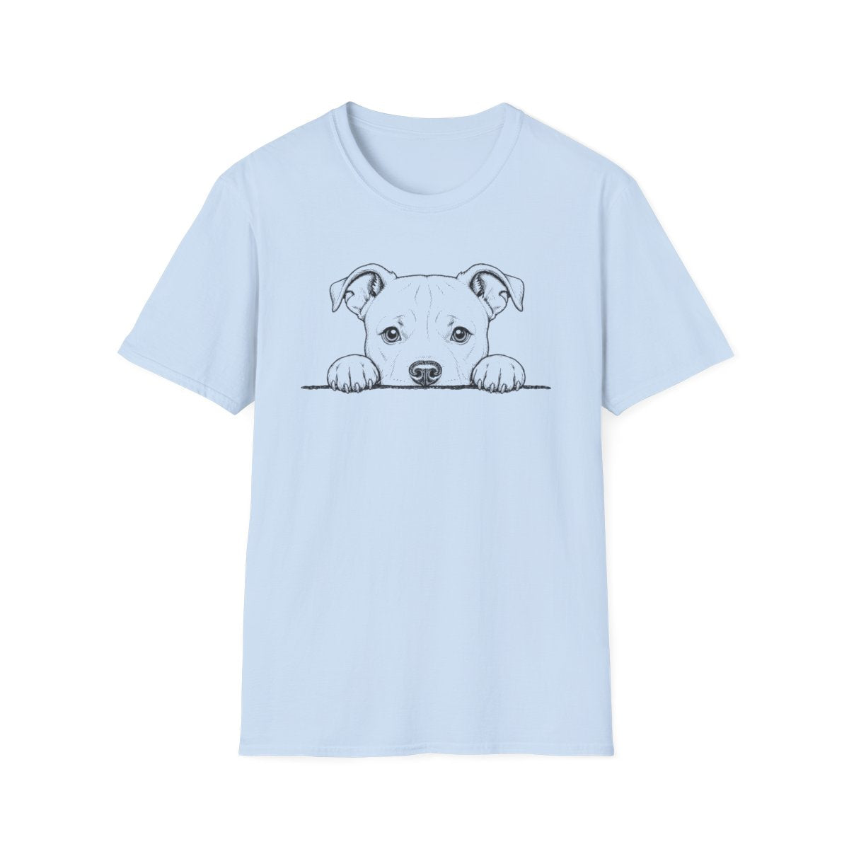 Peekaboo American Staffordshire Terrier Tee