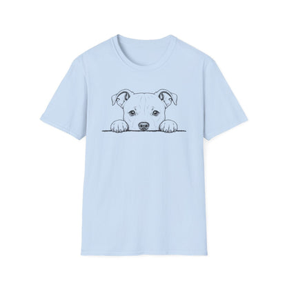 Peekaboo American Staffordshire Terrier Tee