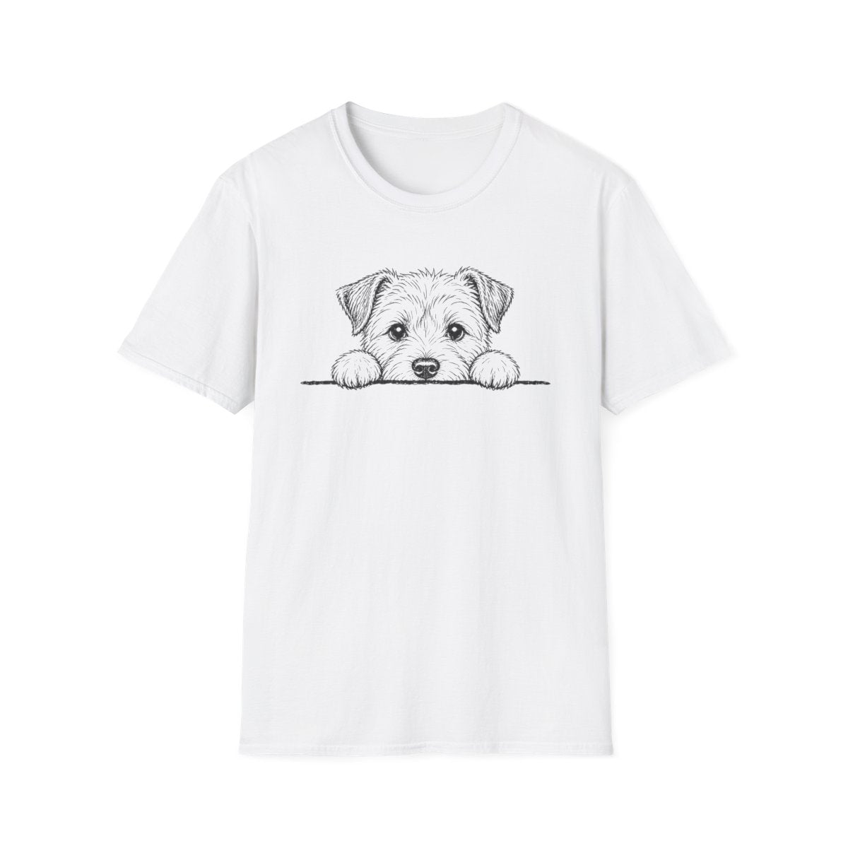 Peekaboo Border Terrier Tee