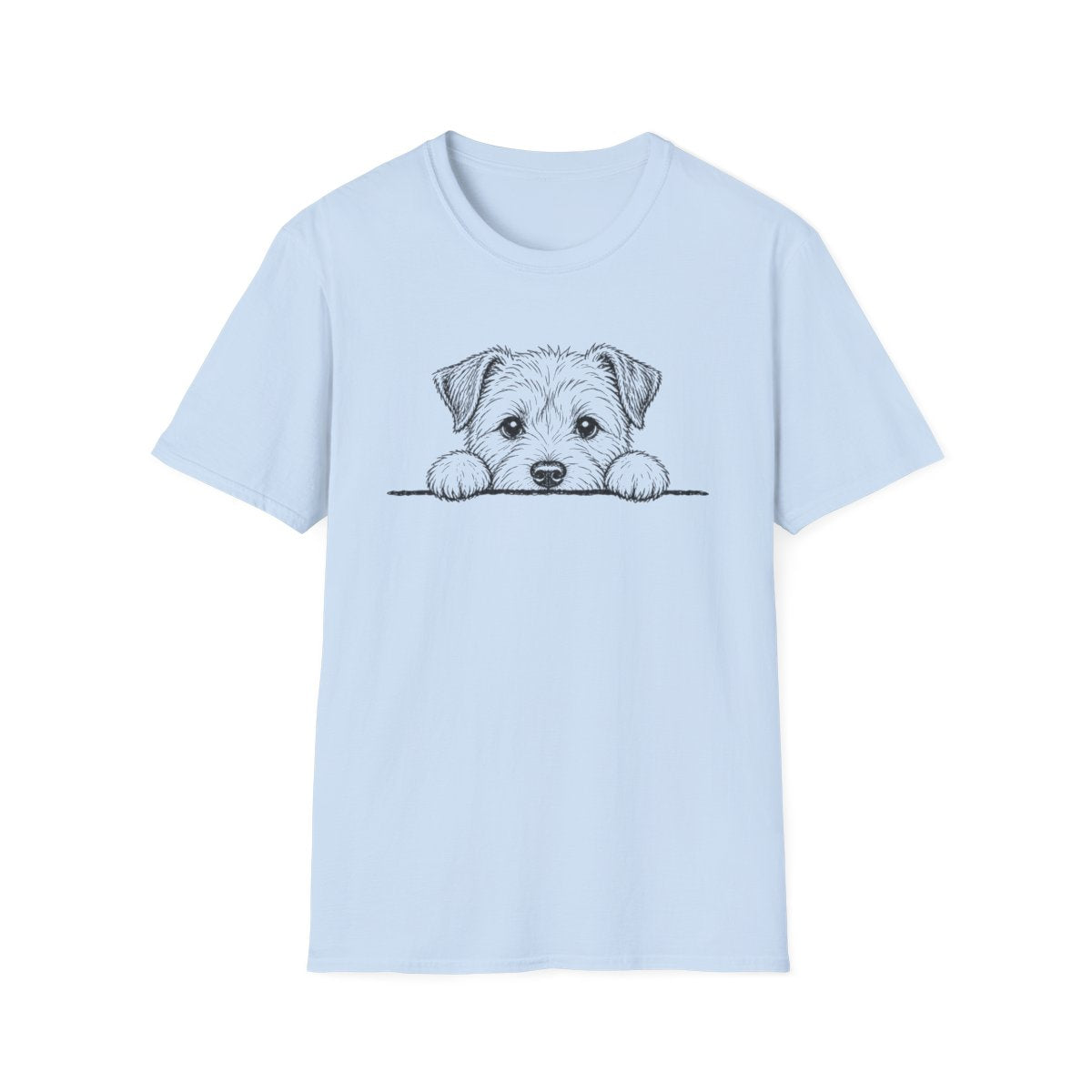 Peekaboo Border Terrier Tee