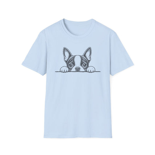 Peekaboo Boston Terrier Tee