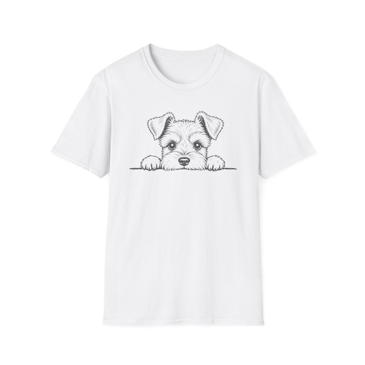Peekaboo Schnauzer Tee