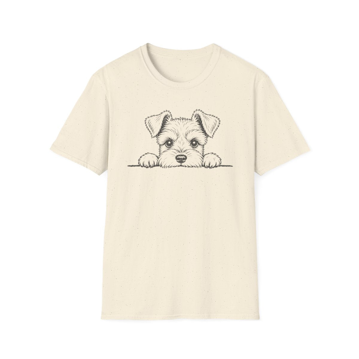 Peekaboo Schnauzer Tee