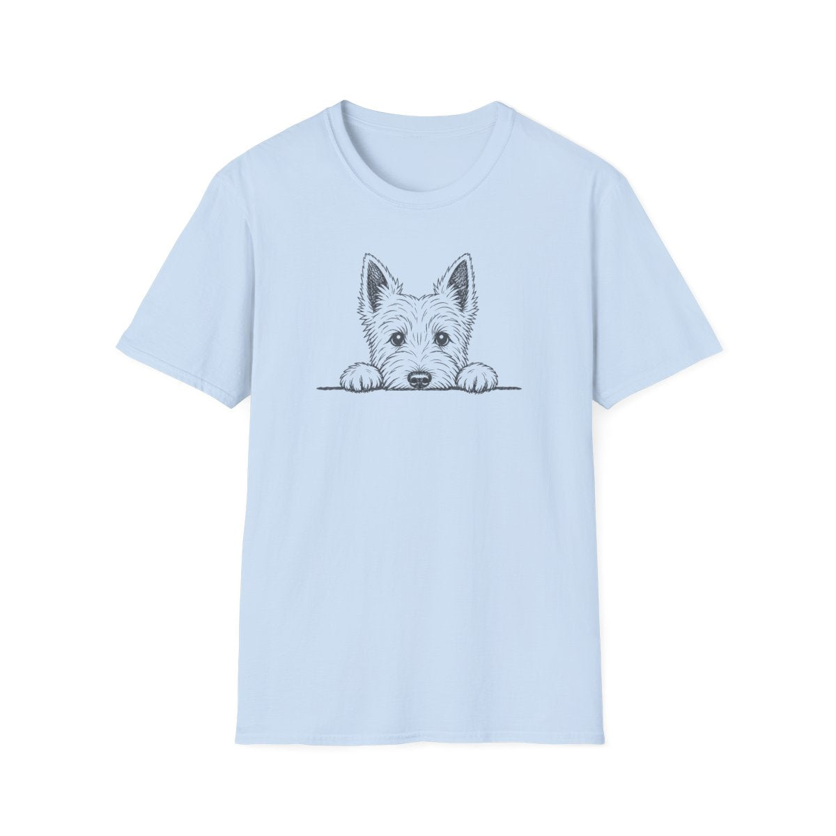 Peekaboo Scottish Terrier Tee