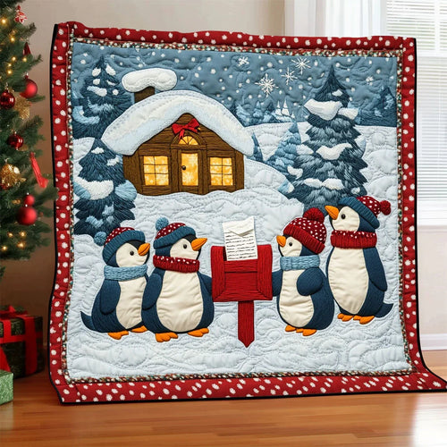 Penguin Friend Quilt Blanket