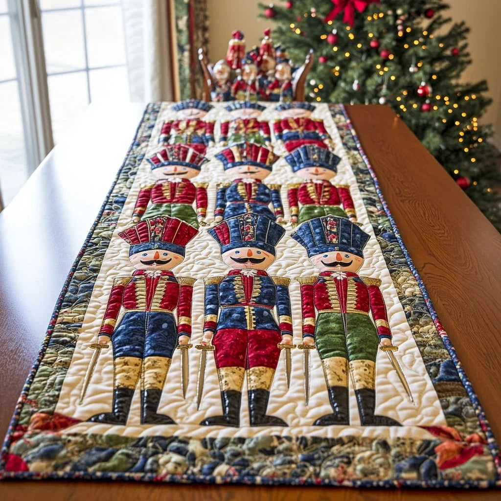 Peppermint Twist Quilted Table Runner