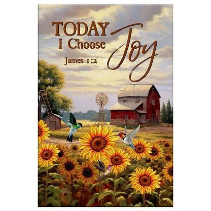 today i choose joy american farm james 1 2 wall art canvas (view 5)