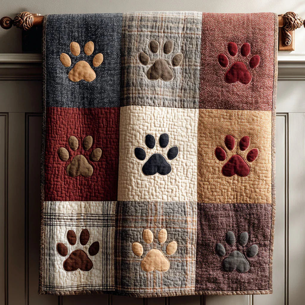 Pet Buddy Quilt Blanket - Quilted Blanket by Wild and Way