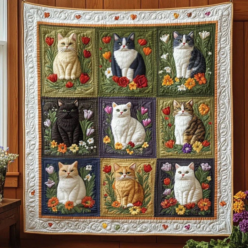 Petal Companions Quilt Blanket