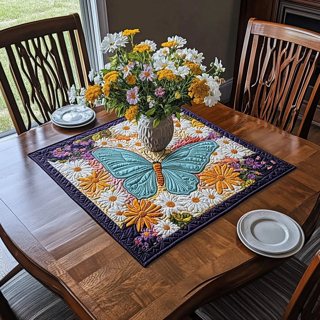 Petal Dancer Quilted Table Topper