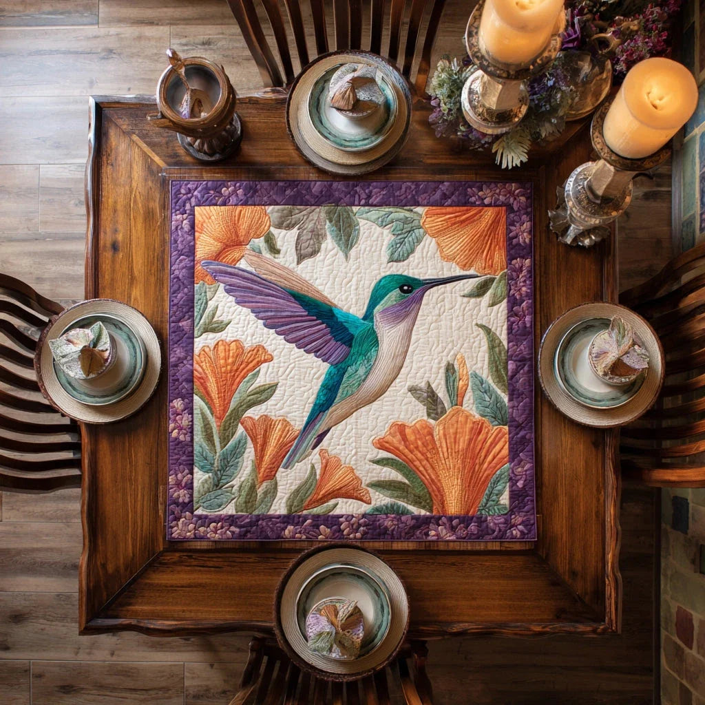 Petal Dancer Quilted Table Topper