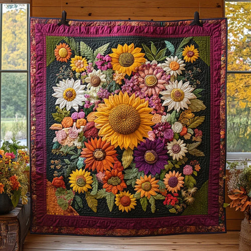 Petal Meadow Quilt Blanket